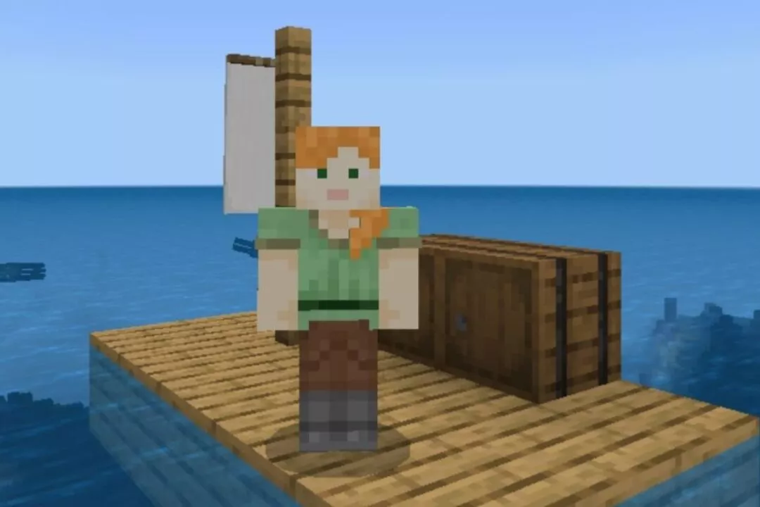 Карта на 1 Блок в Океане для Minecraft PE