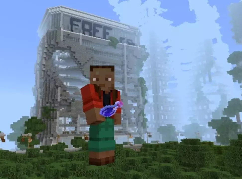 Карта на Заброшенный Город для Minecraft PE