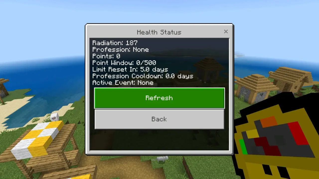 Здоровье из карты на город Чернобыль в Майнкрафт ПЕ