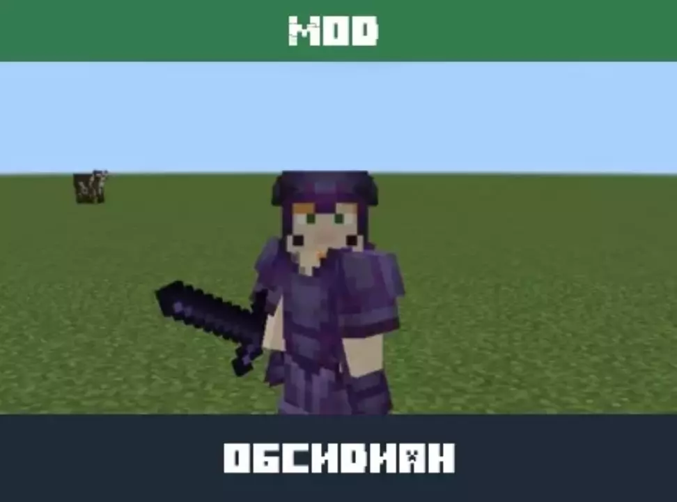 Мод на Обсидиан для Minecraft PE