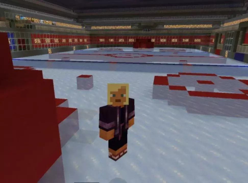 Карта на Хоккей для Minecraft PE