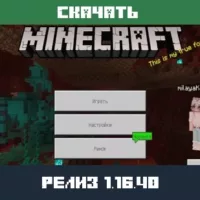 Скачать Minecraft 1.16.40