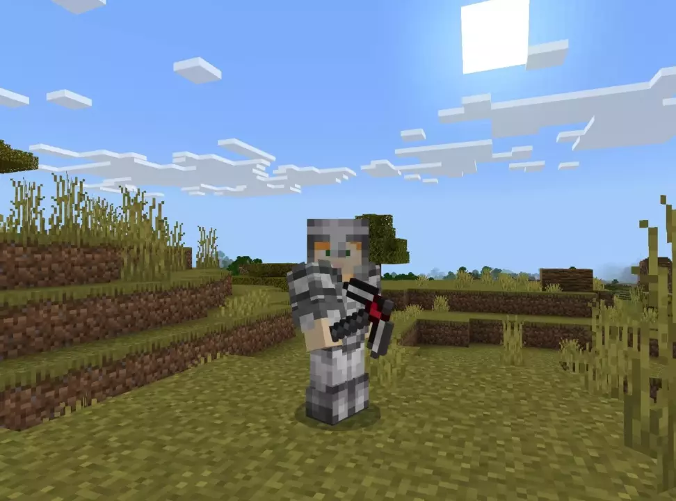 Мод на Броню из Всех Блоков для Minecraft PE