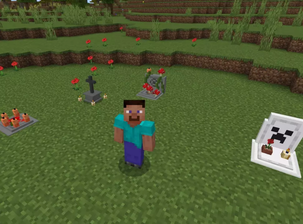 Мод на Могилы для Minecraft PE