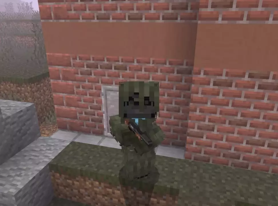 Мод на зомби апокалипсис с 3d оружием для Minecraft PE