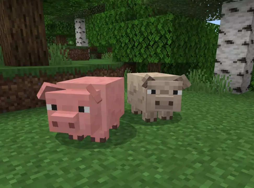 Мод на фермерских животных для Minecraft PE