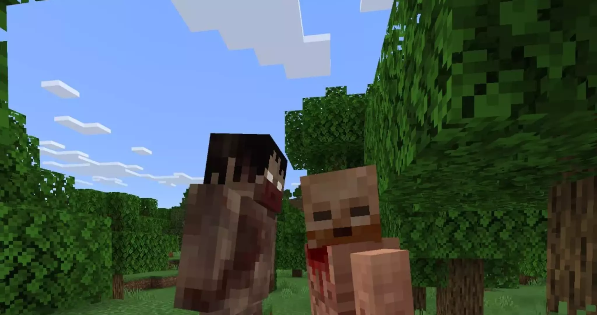 Мод на каннибалов для Minecraft PE