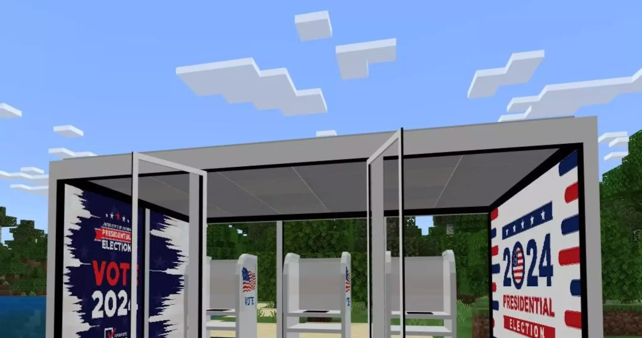 Скачать Мод на выборы в США для Minecraft PE
