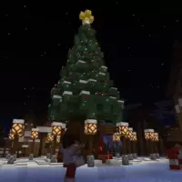 Скачать Карту на Новый год для Minecraft PE