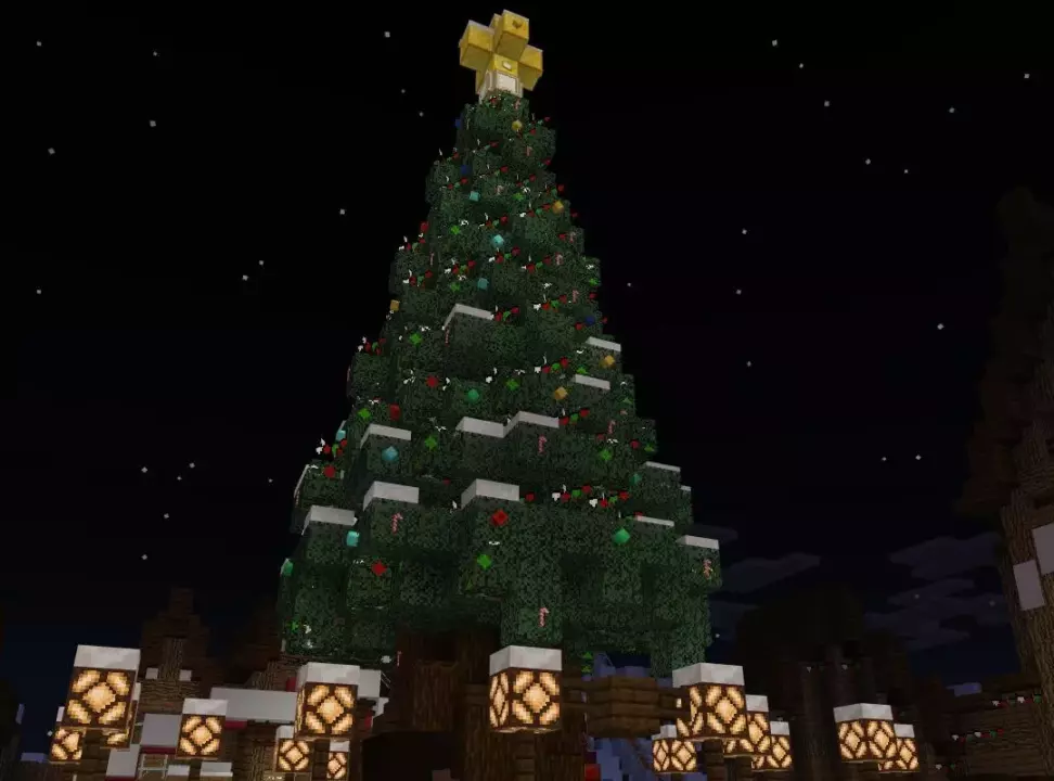 Скачать Карту на Новый год для Minecraft PE