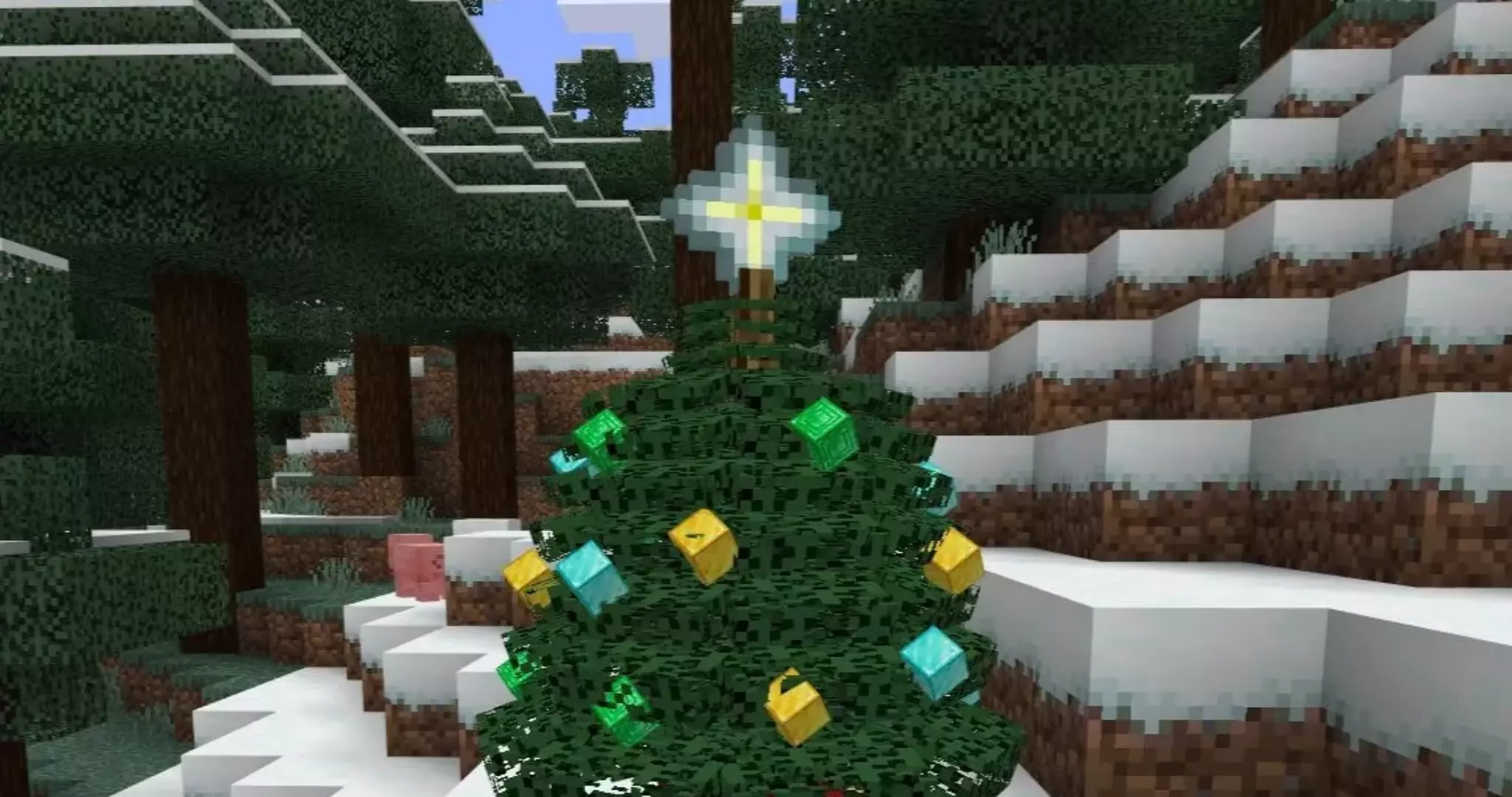 Скачать Мод на Новый год для Minecraft PE