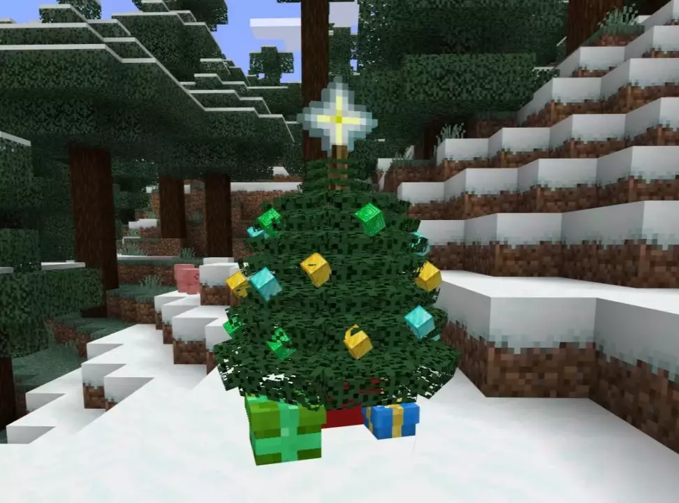 Скачать Мод на Новый год для Minecraft PE