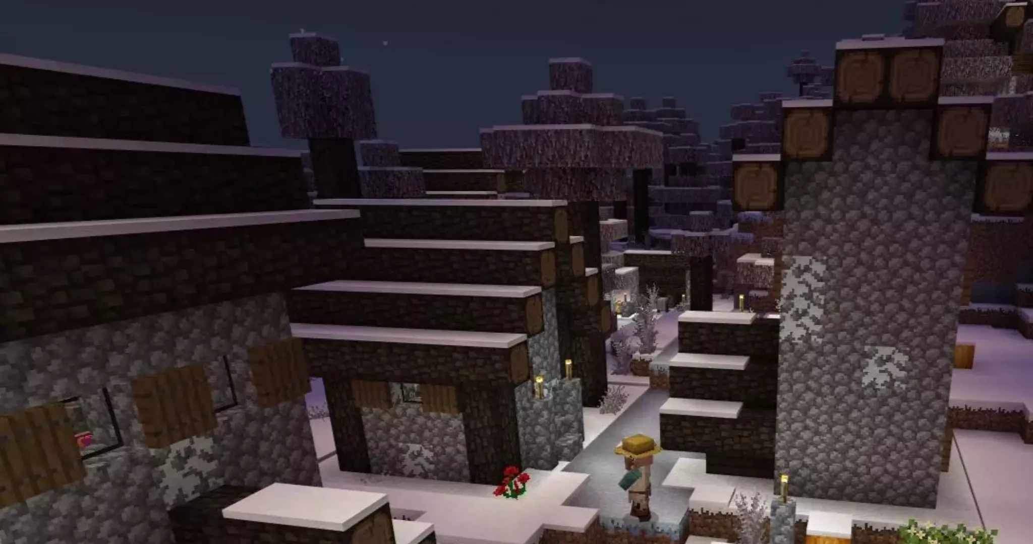 Шейдеры на Новый год для Minecraft PE