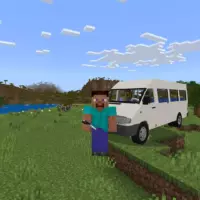 Скачать Мод на Мерседес Спринтер для Minecraft PE