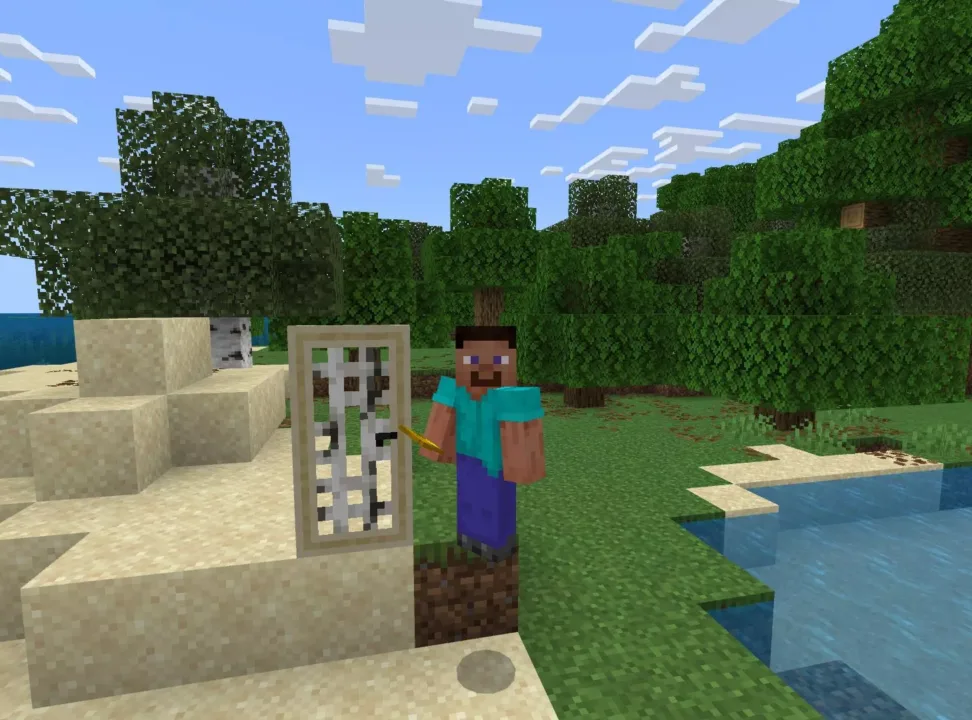 Скачать Мод на Пароль и Двери для Minecraft PE