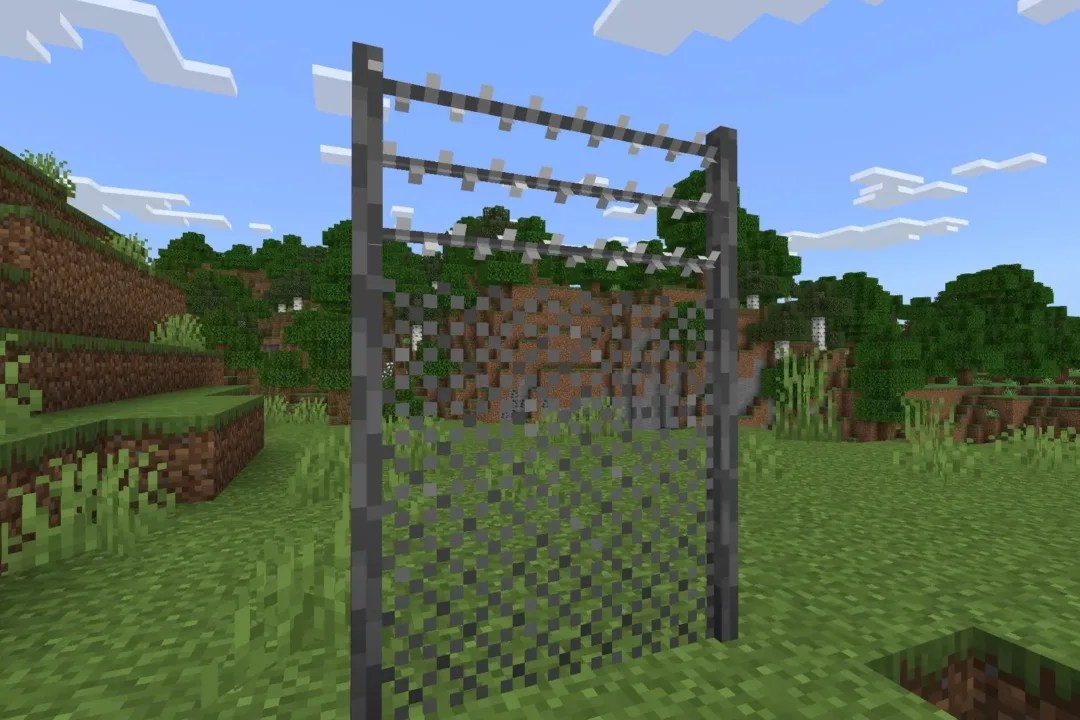 Скачать Мод на Колючую Проволоку для Minecraft PE