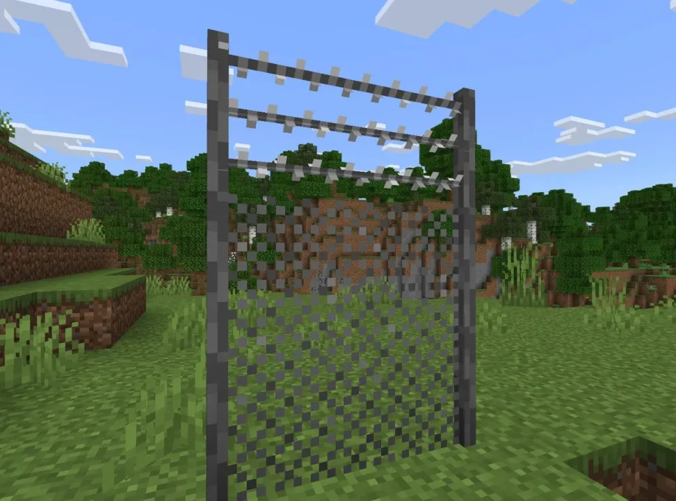 Скачать Мод на Колючую Проволоку для Minecraft PE