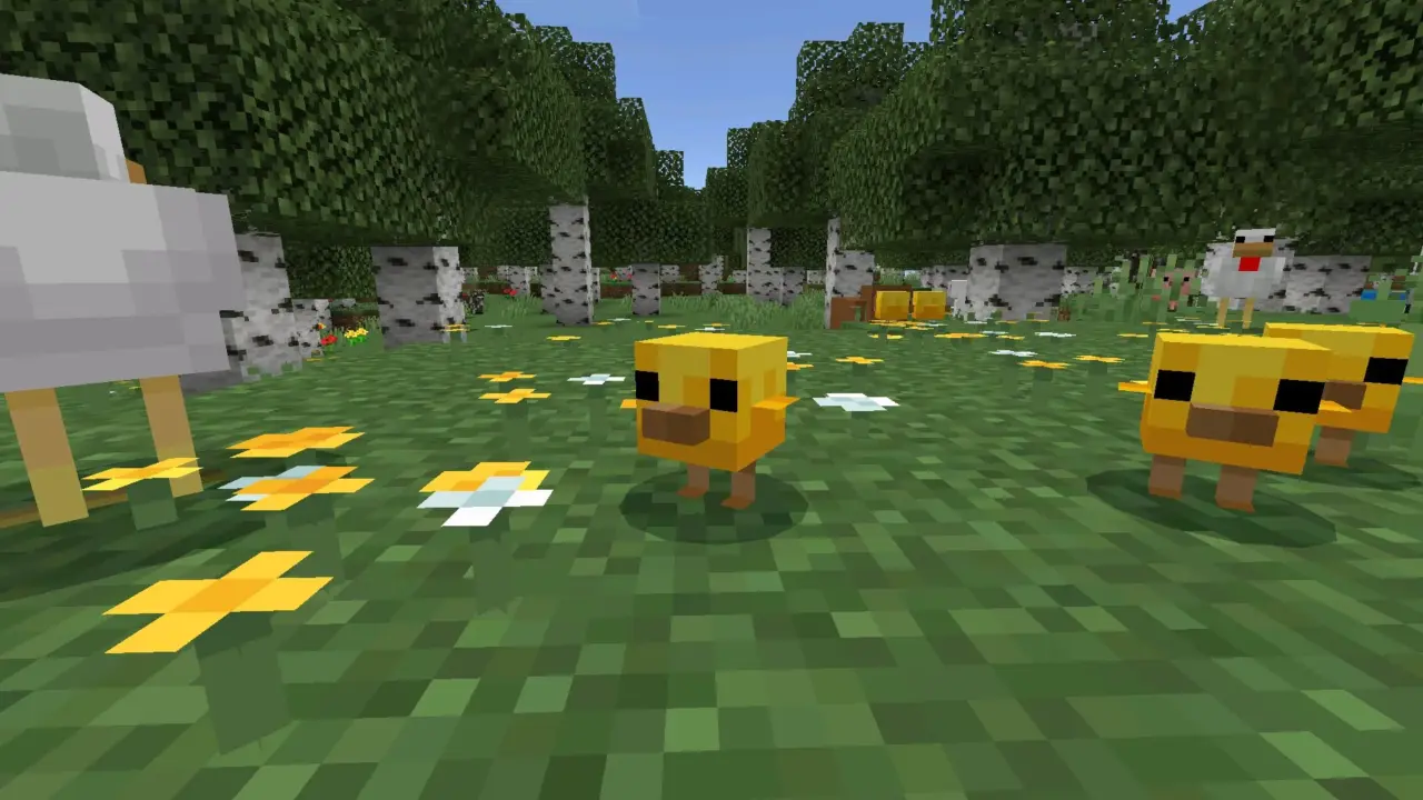 Цыплята в Майнкрафт 26