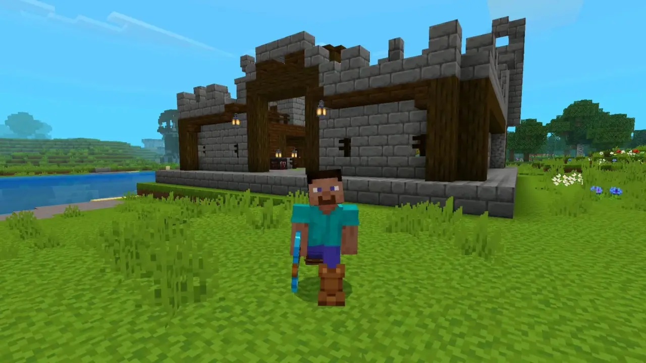 Герой из текстур для Майнкрафт 1.26