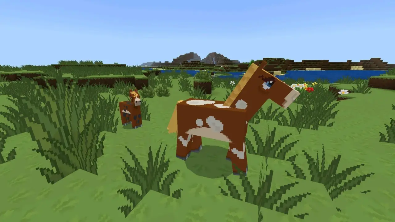 Лошадь из текстур для Майнкрафт 1.26