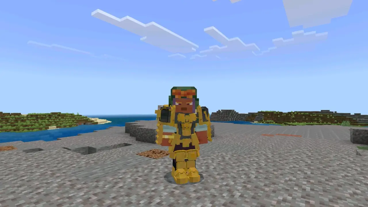 Костюм из мода Вархаммер 40000 для Майнкрафт ПЕ