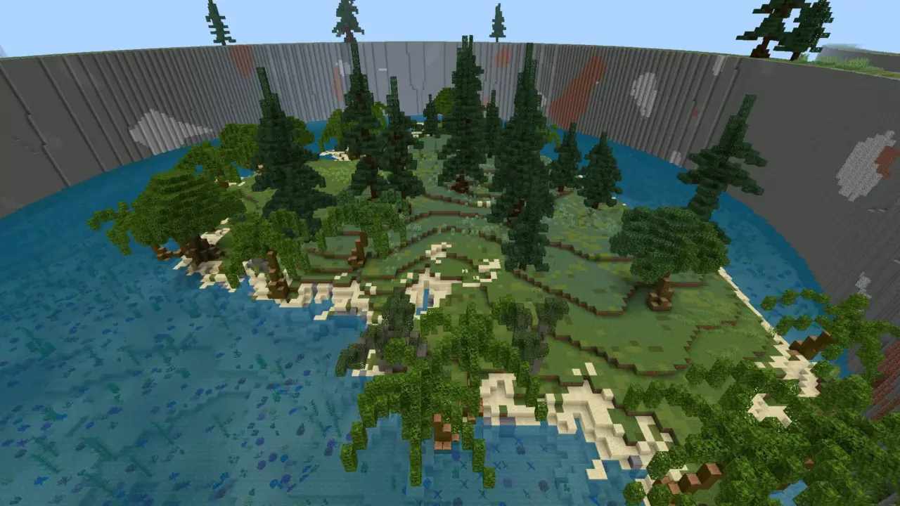 Лес из Карты на Прятки и Убийства для Майнкрафт ПЕ