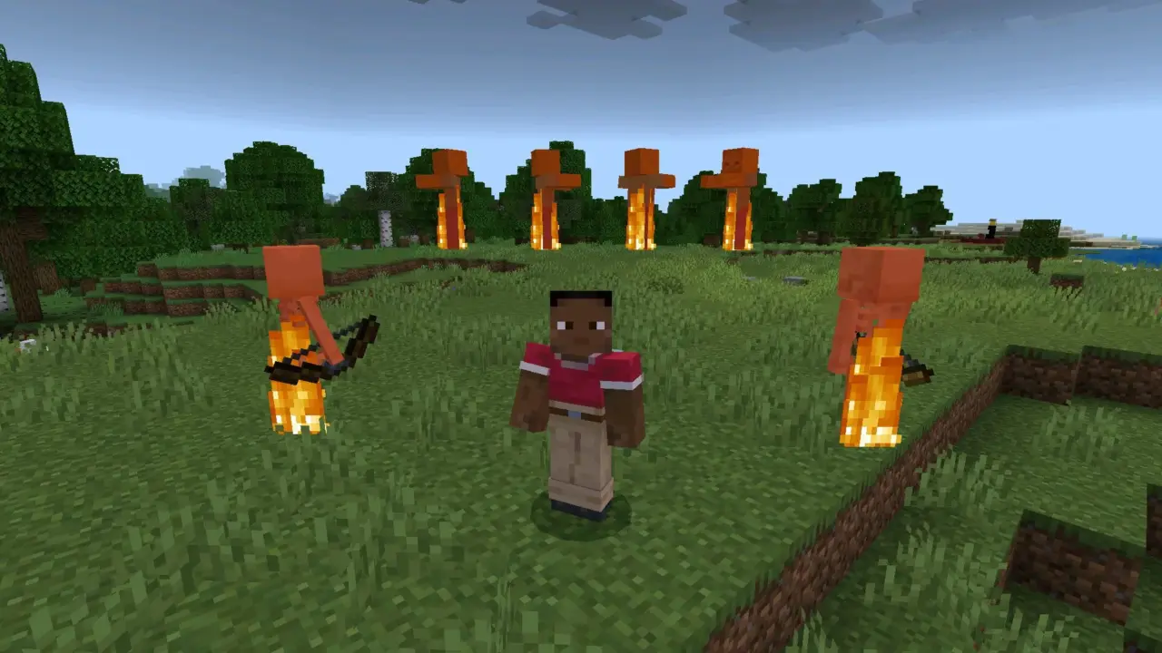Мобы из мода на Херобрина в Майнкрафт ПЕ