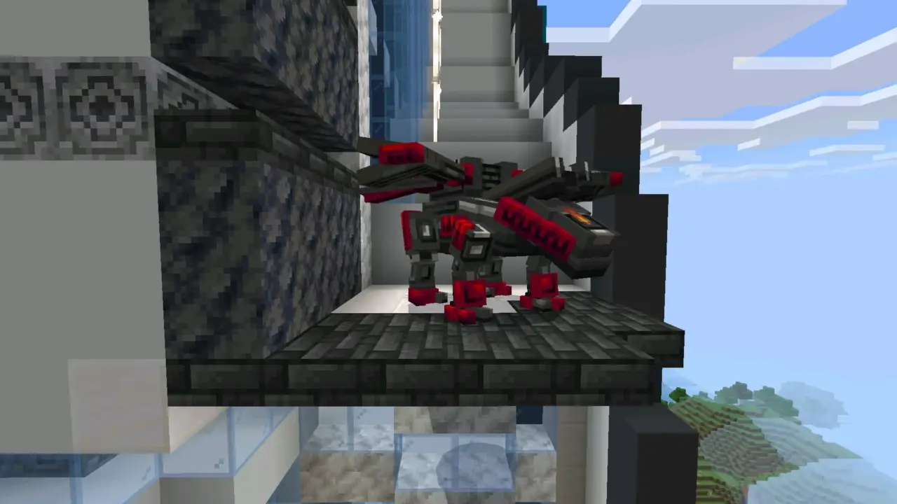 Мех из мода на Дроны для Майнкрафт ПЕ