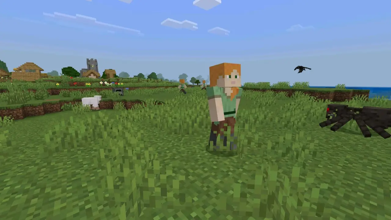 Персонаж из мода AI Player для Майнкрафт ПЕ