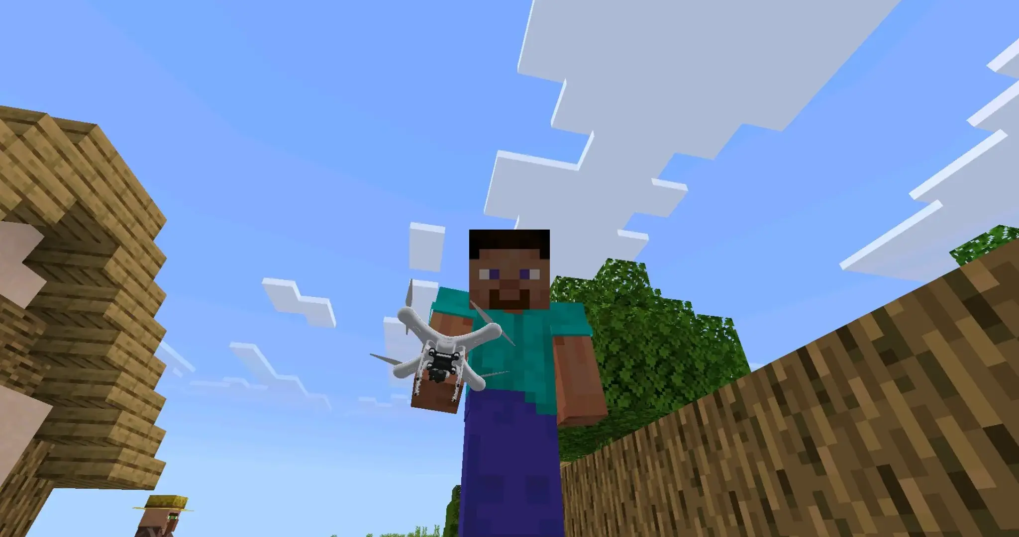 Мод на Дроны для Minecraft PE