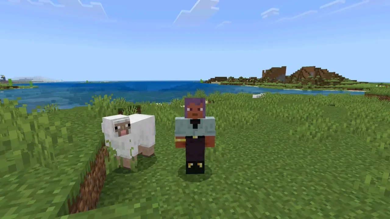 Персонаж из мода на Взросление для Minecraft PE
