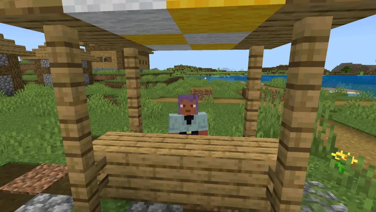 Прилавок из мода на Взросление для Minecraft PE