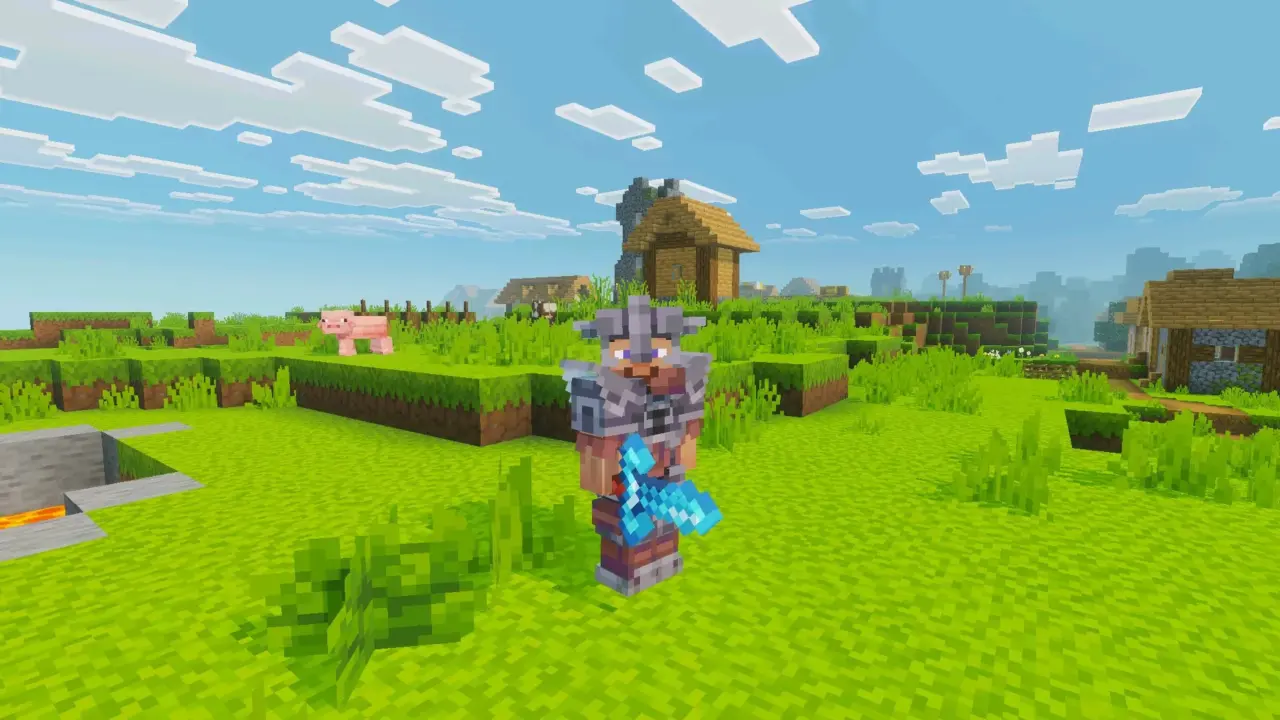 Броня из Мода Actions Stuff в Minecraft Bedrock