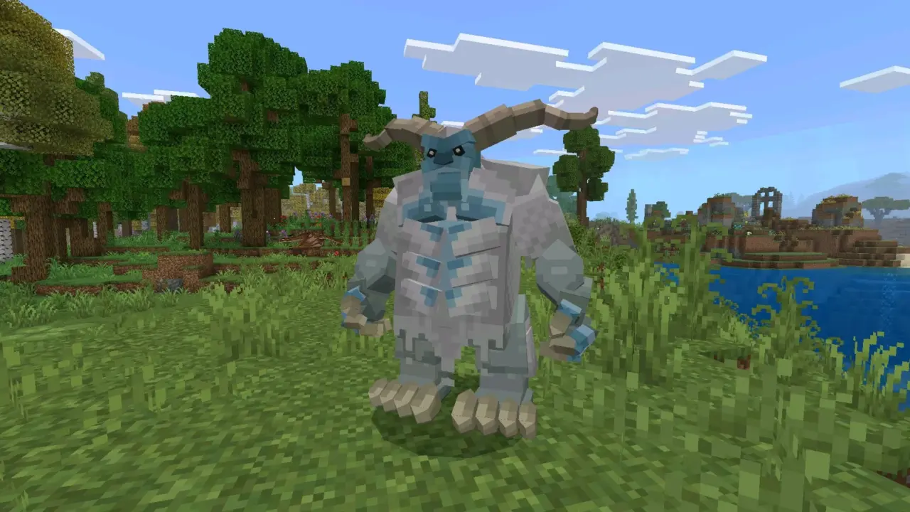 Йети из мода RLCraft для Майнкрафт ПЕ