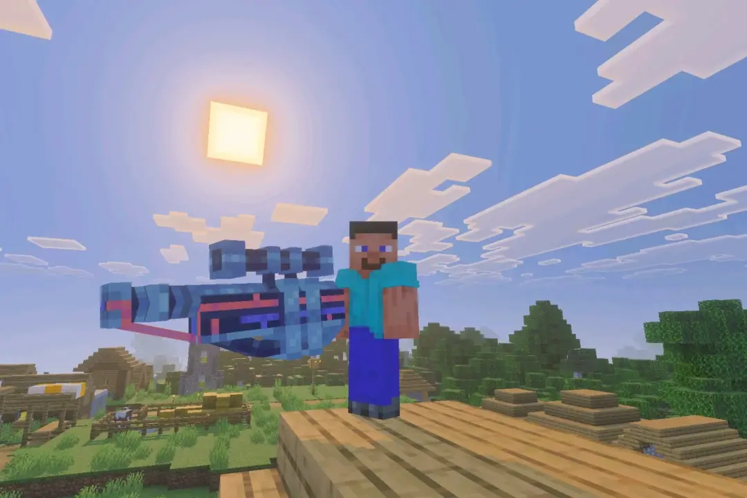 Скачать Мод Orbital Railgun для Minecraft PE
