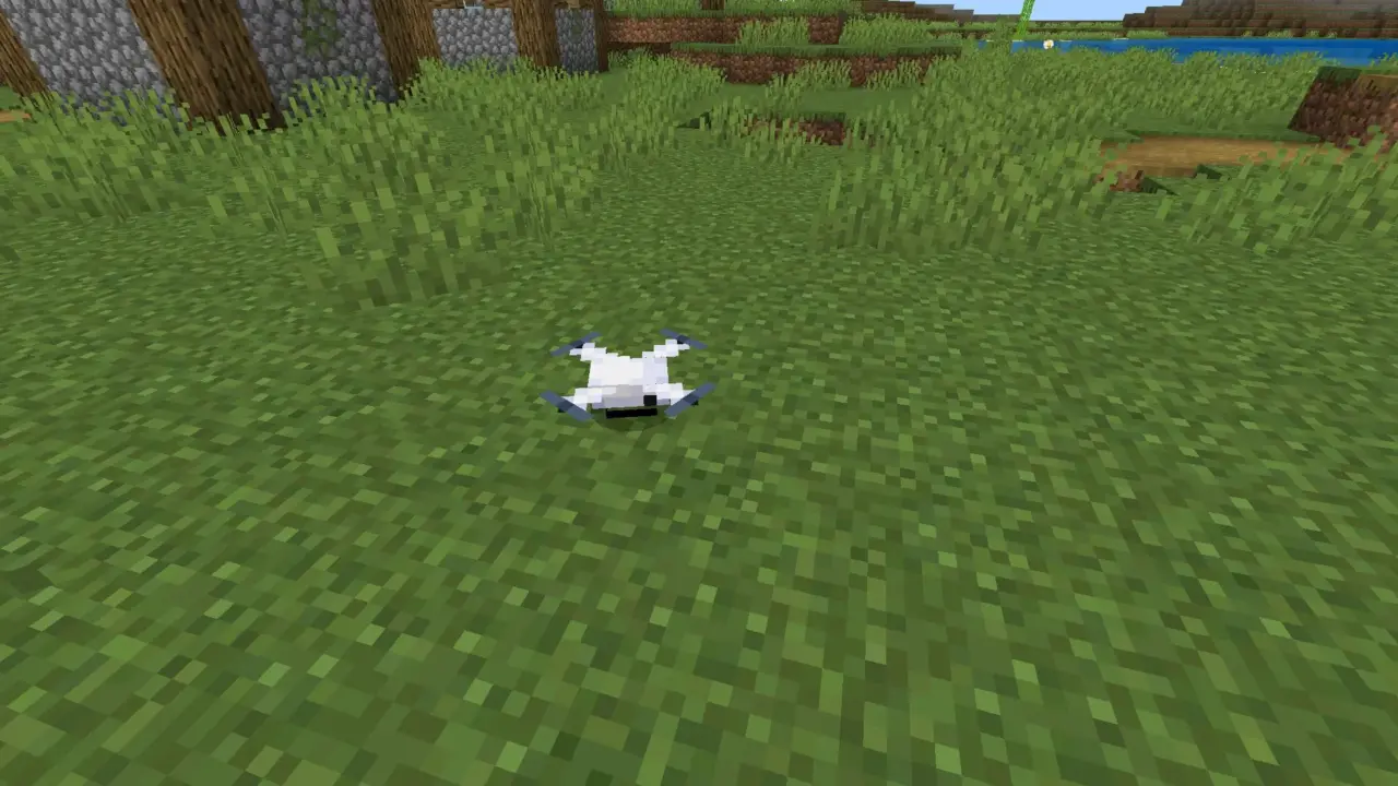 Дрон из Мода на Радиоуправляемые игрушки для Minecraft Bedrock