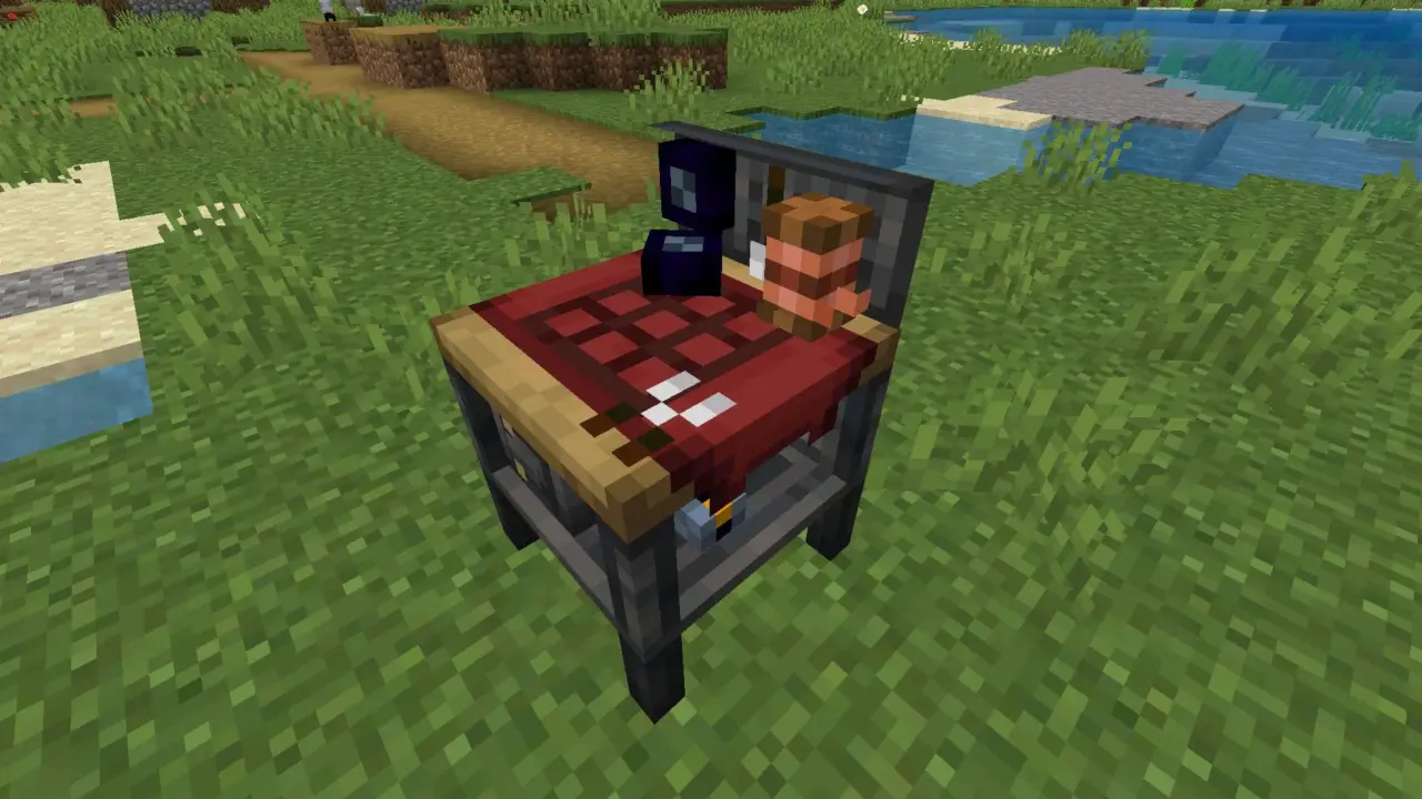 Верстак из Мода на Радиоуправляемые игрушки для Minecraft Bedrock